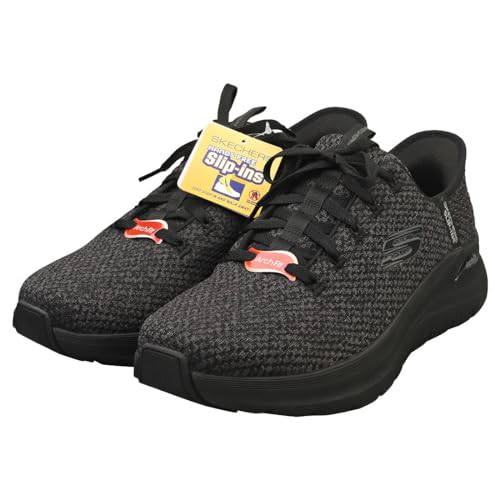 Skechers Men's Arch Fit 2.0 Look Ahead Hands Free Slip-in Sneaker, White/Black, 9 X-Wide