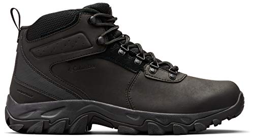 Columbia Men's Newton Ridge Plus II Waterproof Hiking Boot Shoe, Graphite/Black, 11