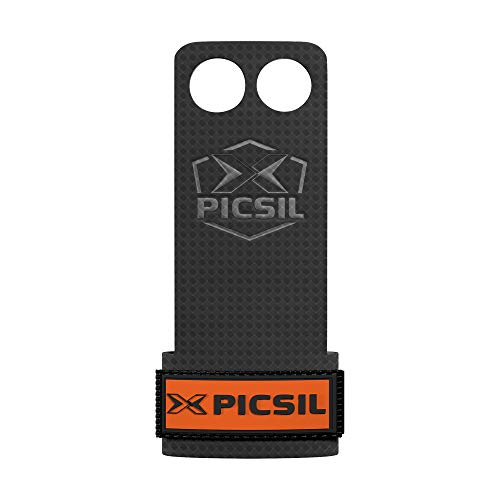 PICSIL RX Grips for Cross Training and Gymnastics, Carbon Fibre Material, Use with Magnesium, Grip on All Surfaces and Bars, Designed for All Athletes