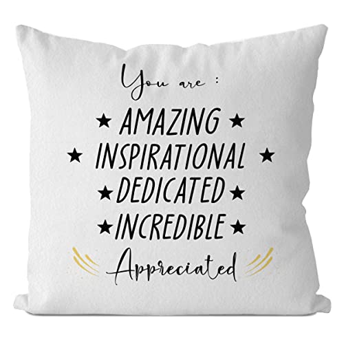 IWXYI Inspirational Gifts for Women,Inspirational You are Pillow Cover 18x18,Positive Cushion Pillow Case Home Decoration,Decorative Pillowcase for Home Decor