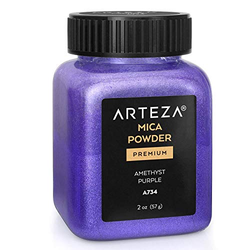 Arteza Mica Powder for Epoxy Resin, Raspberry Red A728, 2 oz Bottle, Art Supplies for Candle Making & DIY Crafts