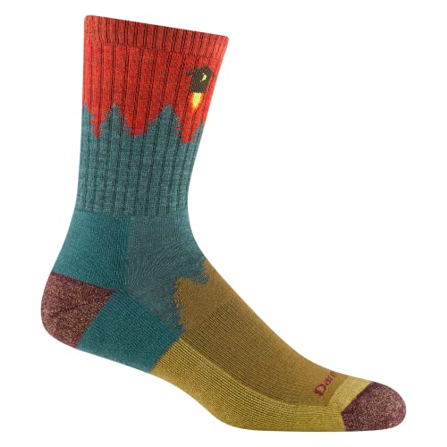 Darn Tough Vermont Number 2 Micro Crew Cushion Teal SM (US 5.5-7.5)