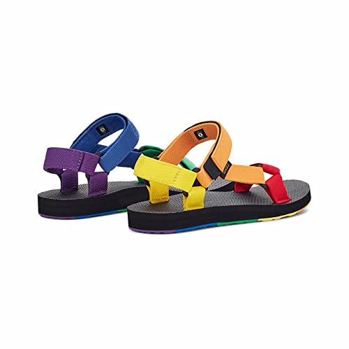 Teva Women's Universal Pride Sandals, Rainbow Multi, 5