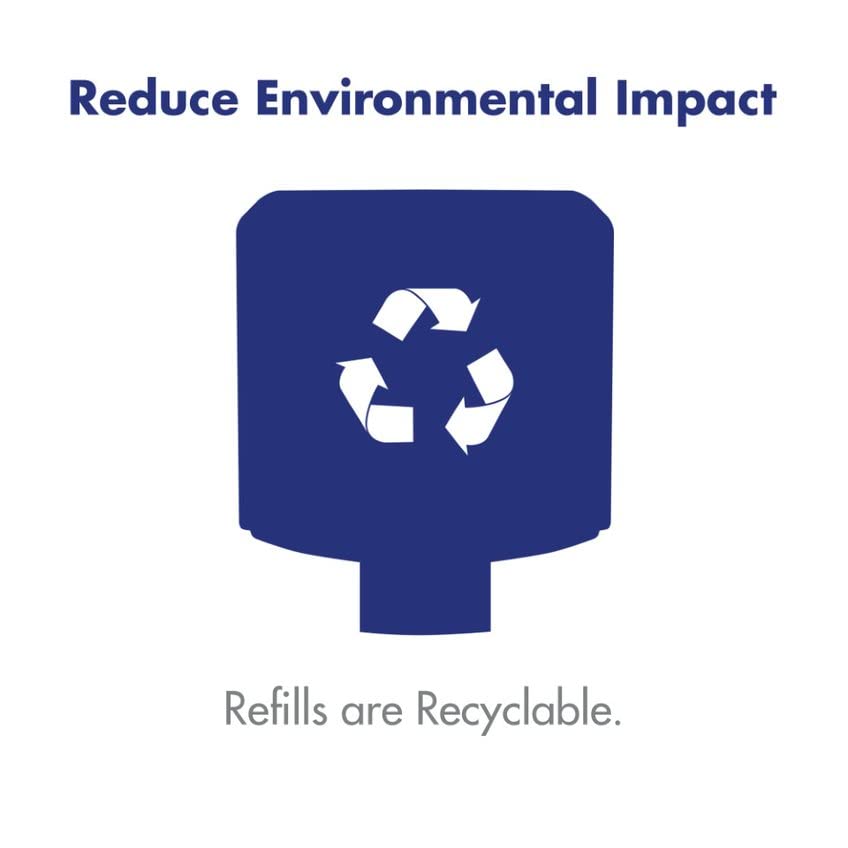 PURELL Advanced Hand Sanitizer Gentle & Free Foam, Fragrance Free, 1200 mL Refill for PURELL ES4 Manual Hand Sanitizer Dispenser (Pack of 2) - 5051-02