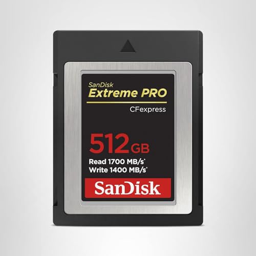SANDISK 512GB Extreme PRO CFexpress Card Type B - SDCFE-512G-GN4NN