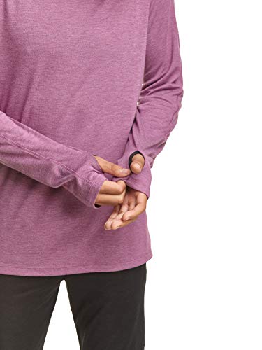 C9 Champion Men's Soft Train Long Sleeve T-Shirt, Cranberry Mauve Heather, S