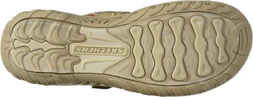 Skechers Women's Reggae-Mad Swag-Toe Thong Woven Sandal, Navy, 10