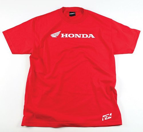 Factory Effex 15-88330 Honda' Horizontal T-Shirt (Red, Medium)