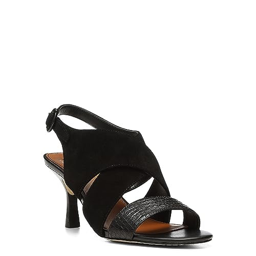 Donald Pliner Women's Ianna Suede Heeled Sandal, Sand, 11