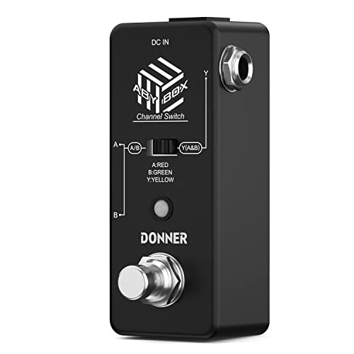 Donner Triple Looper Guitar Pedal, 90 mins Looping Time Loop Pedal with Screen, 3 Loops Looper Pedal with Unlimited Overdubs Undo/Redo