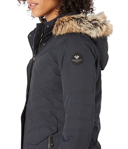 Obermeyer Sojourner Down Jacket For Women - Adjustable and Removable Hood With Long Sleeves, Stylish and Warm Winter Jacket Black 2 One Size