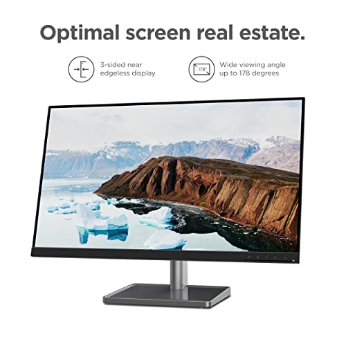 Lenovo L29w-30-2022 - Everyday Monitor - 29 Inch QHD - 90 Hz - AMD FreeSync - Low Blue Light Certified - Tilt Stand Integrated Speakers - HDMI & DP,Grey