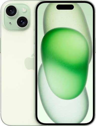 Apple iPhone 15 Plus, 128GB, Green - Unlocked (Renewed)