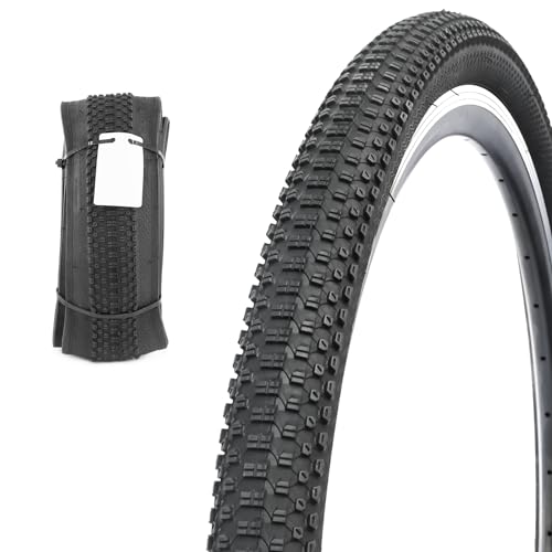 27.5"x1.95" inch mountain bike tire 2 pack 27.5 Inch Folding Replacement Tire for Mountain Bicycle,Black