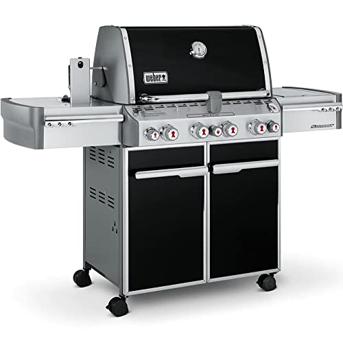 Weber Summit E470 Liquid Propane Gas Grill, Black