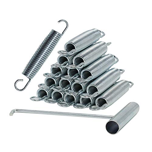 5.5 Inch Trampoline Springs Heavy Duty Stainless Steel Replacement Spring, Set of 16