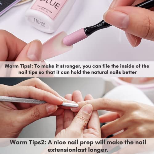 Makartt Makartt Super Strong Nail Glue for Press on Nails - Acrylic Nail Tips-Fake Nails-Salon Quality Brush On Nail Glue-Easy Application Durable & Long-Lasting Glue False Nails