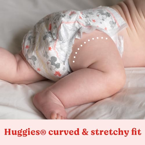 Huggies Size 2 Diapers, Snug & Dry Baby Diapers, Size 2 (12-18 lbs), 100 Count