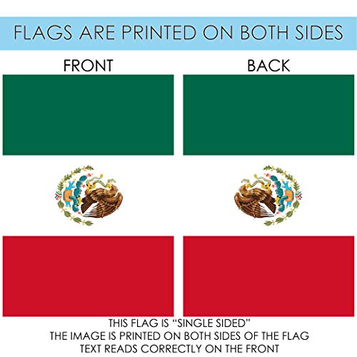 Toland Home Garden 1110669 Flag of Mexico 12.5 x 18 Inch Decorative, Garden Flag