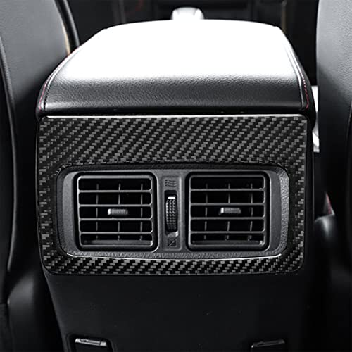 BLAKAYA Compatible with Carbon Fiber Rear Air Outlet Frame Trim Interior Accessories for Toyota 4Runner SUV 2010 2011 2012 2013 2014 2015 2016 2017 2018 2019 2020 (1PCS Black)