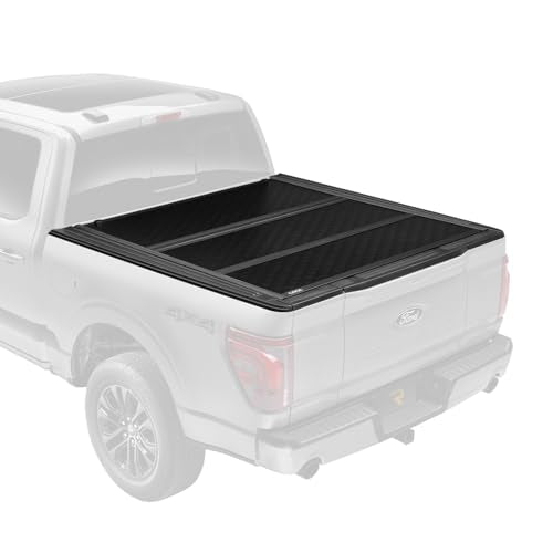 Gator FX Hard Quad-Fold Truck Bed Tonneau Cover | 8828409 | Fits 2007 - 2021 Toyota Tundra w/o track system, will not work with Trail Edition models 5' 7" Bed (66.7")