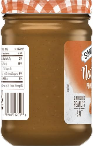 Smucker's Natural Chunky Peanut Butter, 16 Ounces