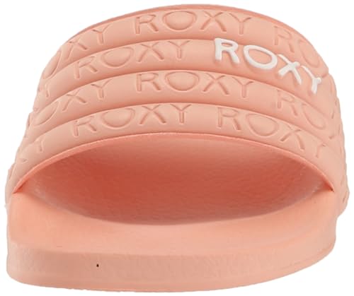 Roxy Girls Slippy Slide On Sandal Flip Flop, Peach Parfait 241, 11 Little Kid