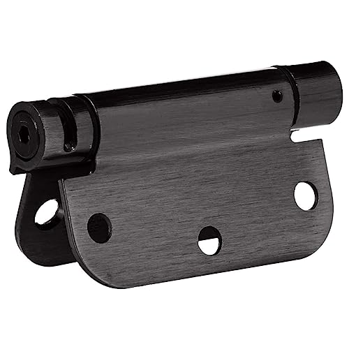 Amazon Basics Self-Closing Door Hinge, 3.5 Inch x 3.5 Inch, 1 Piece, Oil Rubbed Bronze