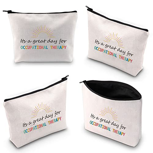 XYANFA Occupational Therapy Makeup Bag Ot Student Gift Ot Thank You Gift Ot Therapist Zipper Pouch (good day Crossbody Bag)