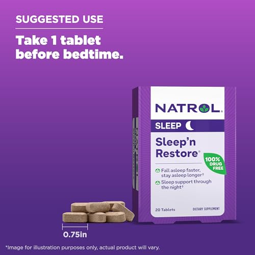 Natrol Sleep N Restore Tablets, 20 Count