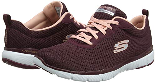Skechers Women's Ultra Flex Trainers, Purple/Pink, 8.5