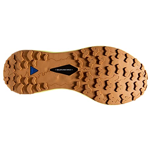 Brooks Catamount Men's Trail Running Shoe - Blue/Lime/Biscuit - 12