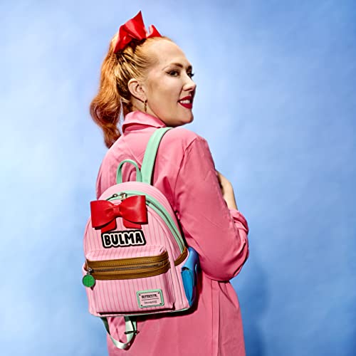 Loungefly Backpack Dragon Ball Bulma - Backpack - Cute Collectable Bag - Gift Idea - Official Merchandise - for Boys, Girls Men and Women - Anime Fans
