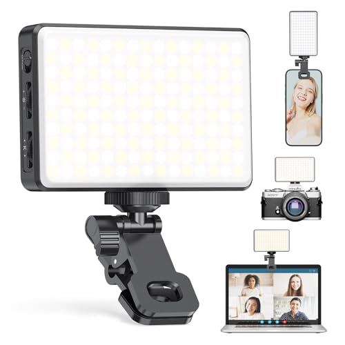 150 LED Phone Light, Selfie Light for Phone, Light for Phone/iPad/iPhone/Camera, 5500Mah Rechargeable Light, 3 Lighting Adjustment Modes, Phone Selfie Light for Photography/TikTok/Vlog/Video