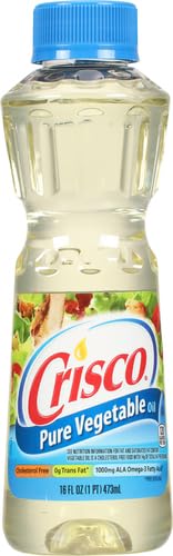 Crisco Pure Vegetable Oil, 16 Fluid Ounce