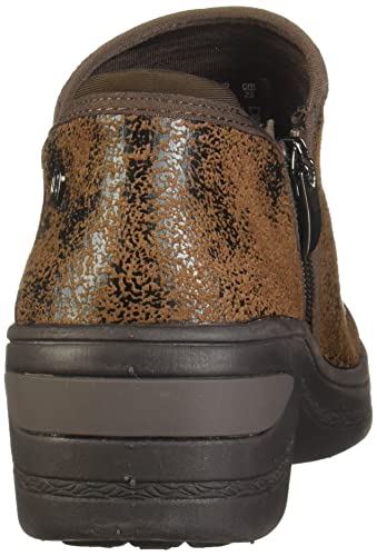 BZees Women's Domino Ankle Boot, Whiskey Fabric, 6.5