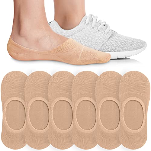 Eedor Thin No Show Socks Womens - 8 Pairs - Non Slip Flat Boat Line Low Cut Socks Multi Color Medium (7-8)