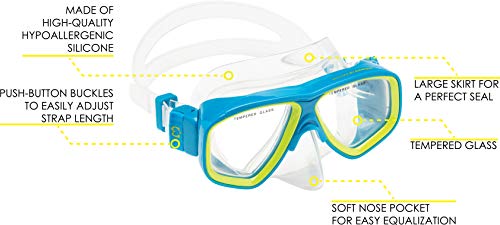 Cressi Brisa & Rio, cool blue