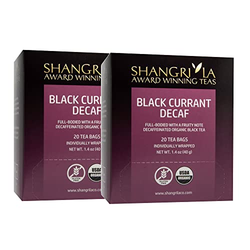 Shangri-La Tea Company Organic Tea Bags, Sweet Orange Spice, 2 Boxes with 20 Tea Bags Each (40 Total)