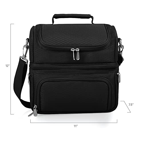 NHL Edmonton Oilers Pranzo Lunch Bag - Insulated Lunch Box with Picnic Set - Lunch Cooler Bag