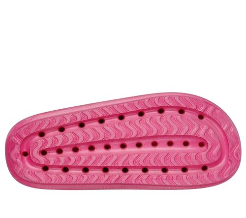 Skechers Women's Slide Sandal, Periwinkle, 7