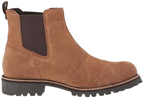 Chaco Men's Fields Chelsea Waterproof Boot, Maple Brown Suede, 14