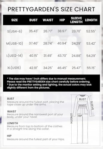 PRETTYGARDEN Women's Casual Long Sleeve Jumpsuit Crewneck Off Shoulder Elastic Waist Stretchy Romper (Wine Red,Medium)