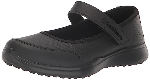 Skechers Kids Girls Microstrides-Recess Rules Sneaker, White, 3 Little Kid