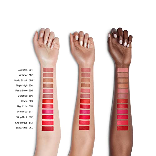 Shiseido ModernMatte Powder Lipstick, Thigh High 504 - Full-Coverage, Non-Drying Matte Lipstick - Weightless, Long-Lasting Color - 8-Hour Coverage