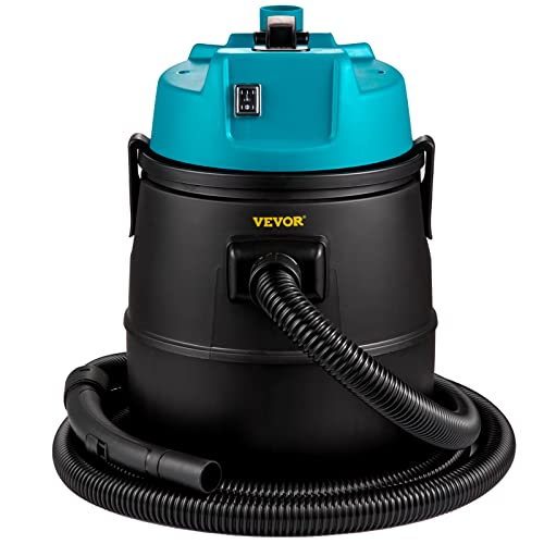 VEVOR Pond Vacuum Cleaner with 1400W Motor, 13ft Intake Hose, 4 Extension Tubes, 15 ft Power Cord, 4 Brush Heads, 4 Nozzles, 6.5ft Drain Hose and Debris Collection Bag for Garden Pond Vacuum Cleaning