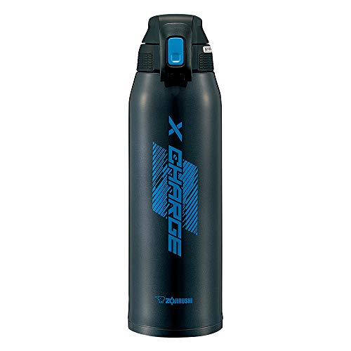 Zojirushi SD-FB10-AJ Water Bottle, Direct Drinking, Sports Type, Stainless Steel Cool Bottle, 3.3 gal (1.0 L), Blue Stripe