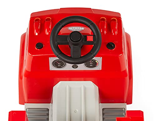 Kid Trax Real Rigs Toddler Fire Truck Interactive Ride On Toy, Kids Ages 1.5-4 Years, 6 Volt Battery and Charger, Sound Effects, Red, Large