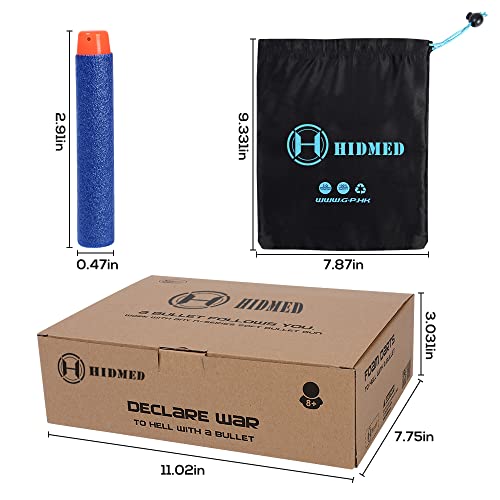 Blaster Darts, 300 Pack Refill Bullets for Nerf N-Strike Elite, Toys Foam Blasters for Boys Party Favors