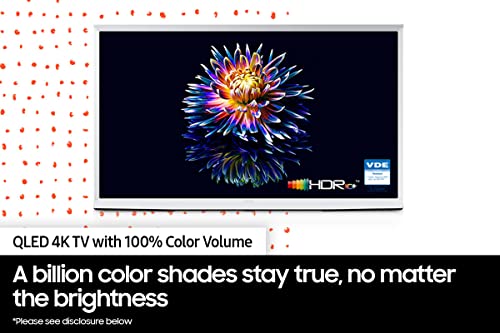 SAMSUNG 43-Inch Class The Serif LS01B Series - QLED 4K, I-Shaped Design, Anti-Reflection Matte Display, -Portable Easel -Stand, Ambient Mode+ Smart -TV -w/ Alexa Built-in (QN43LS01BAFXZA,Latest Model)